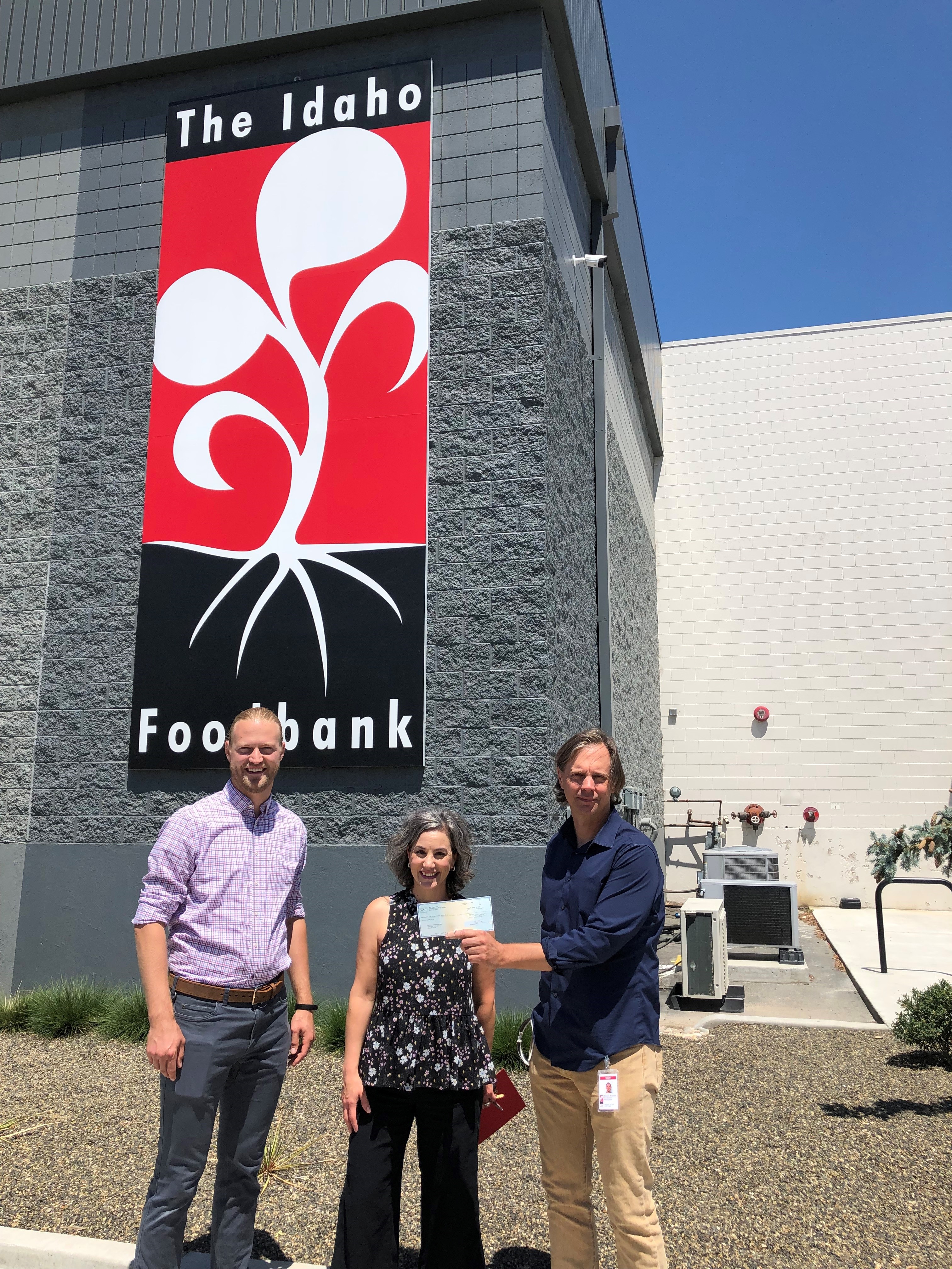 2021 Idaho Foodbank check presentation